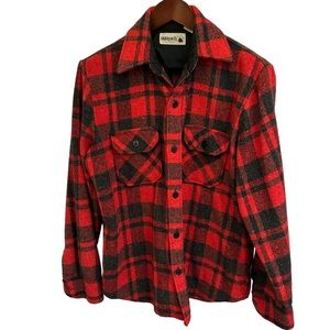 Vintage Outreach Nubby Plaid Shirt M